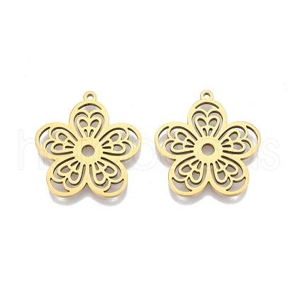 Ion Plating(IP) 201 Stainless Steel Pendants STAS-N098-095LG-1
