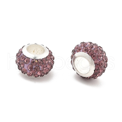 Rondelle Polymer Clay European Beads FIND-U001-01I-1