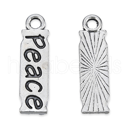 Tibetan Style Alloy Pendants TIBEP-N008-194-1