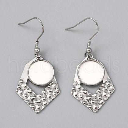 304 Stainless Steel Earring Hooks STAS-TAC0012-05P-1