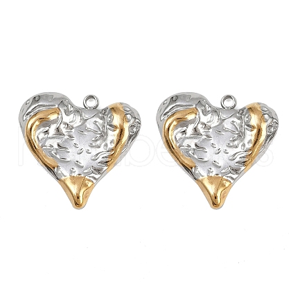 304 Stainless Steel Pendants STAS-L290-62GP-1