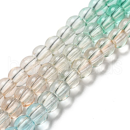 Dyed & Heated Synthetic Quartz Beads Strands G-P502-01A-01-1