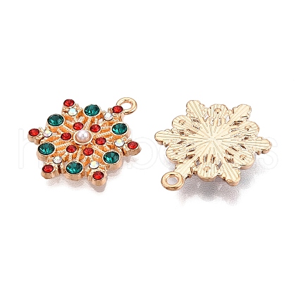 Alloy Snowflake Pendants ENAM-T020-10B-1-1