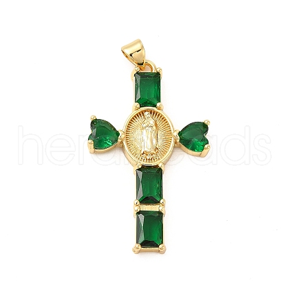 Rack Plating Brass Pendants KK-D087-16G-05-1