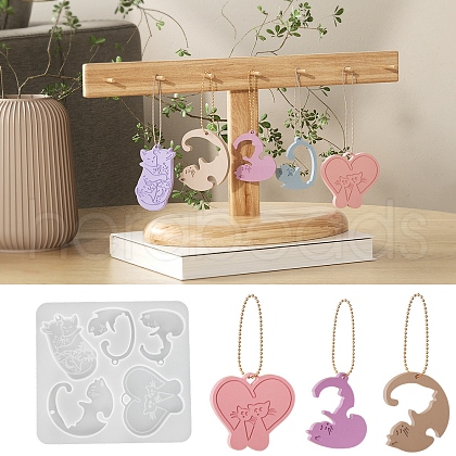 DIY Pendants Silicone Molds DIY-B076-01-1