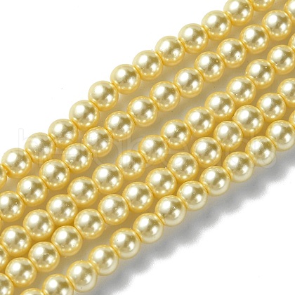 Grade A Glass Pearl Beads HY-J001-4mm-HX013-1