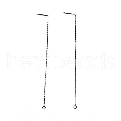 304 Stainless Steel Stud Earring Finding STAS-E161-06EB-1