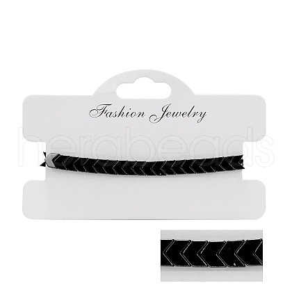 Non-magnetism Hematite Bradided Bead Bracelets for Women Men ZJ6081-6-1