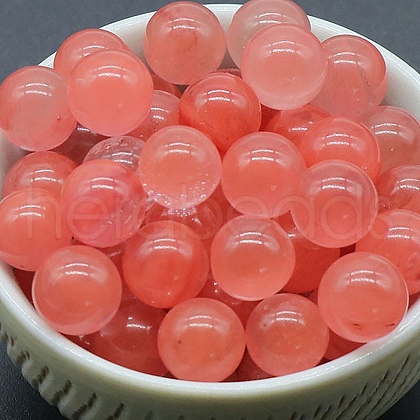 Cherry Quartz Glass Crystal Ball PW-WG45243-22-1