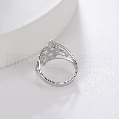 Fashionable 304 Stainless Steel Finger Rings for Women FS-WG5976D-04-1
