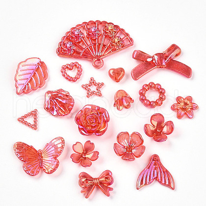 Transparent Acrylic Beads OACR-N137-73B-1