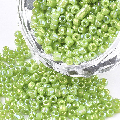 Opaque Glass Seed Beads SEED-S023-01C-04-1