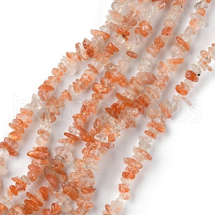 Natural Strawberry Quartz Beads Strands G-G0003-B02-1