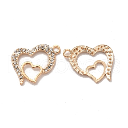 Alloy Rhinestone Pendants FIND-G055-09G-1
