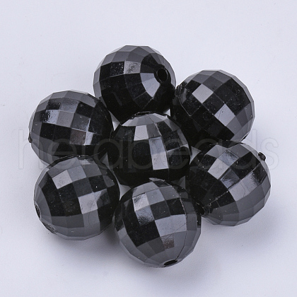 Transparent Acrylic Beads X-TACR-Q254-8mm-V72-1
