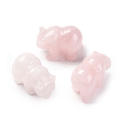Natural Rose Quartz Display Decorations DJEW-P019-C05-1