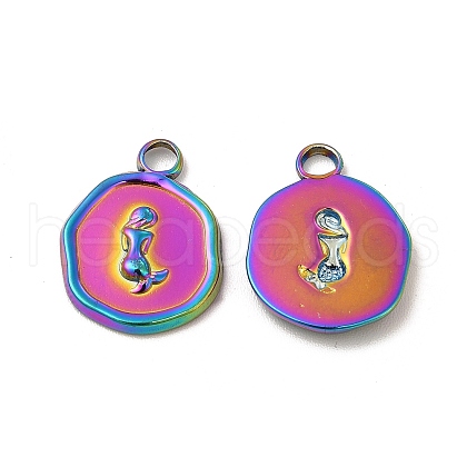 Ion Plating(IP) 304 Stainless Steel Pendants STAS-I671-32MC-1