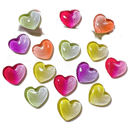 Gradient Color Resin Cabochones PW-WG876F7-01-1