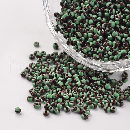 12/0 Opaque Colours Seep Glass Beads SEED-M008-C36-1