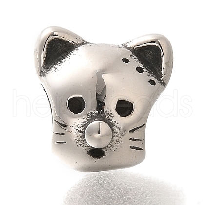 304 Stainless Steel European Beads STAS-G350-06AS-1