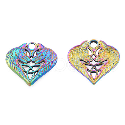 Ion Plating(IP) 201 Stainless Steel Pendants STAS-N098-241M-1