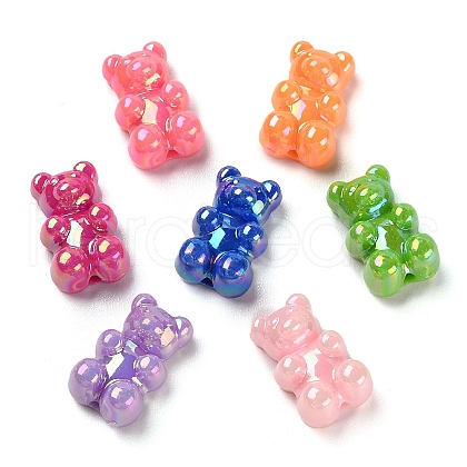 Opaque Bear Acrylic Beads MACR-L003-002B-1