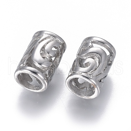 Non-Tarnish 304 Stainless European Beads STAS-I120-89-P-1