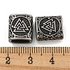 Retro 304 Stainless Steel Slide Charms STAS-B071-13AS-3