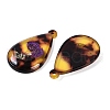 Epoxy Resin Pendants RESI-S09-01J-RS-2