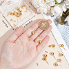 Beebeecraft 20Pcs 304 Stainless Steel Round Post Stud Earring Findings STAS-BBC0004-76-3