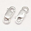 925 Sterling Silver Lobster Claw Clasps STER-F014-08E-1