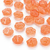 Transparent Baking Painted Glass Beads GLAA-S190-021-A01-1