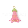 Transparent Acrylic Bead Caps PALLOY-JF03722-3