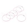 Steel Wire Bracelet Cord DIY Jewelry Making TWIR-R004-03-2