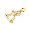 Rack Plating Brass Pendants KK-S372-15G-2