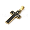 201 Stainless Steel Pendants STAS-C130-01D-G-2