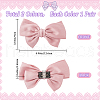 Gorgecraft 4Pcs 2 Colors Polyester Bowknot Shoe Decorations FIND-GF0005-01-2
