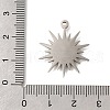 Anti-Tarnish 201 Stainless Steel Pendants STAS-B076-01P-05-3