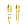 S925 Sterling Silver Circle Hoop Earrings TY5498-1-1
