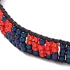 Handmade Glass Seed Beaded Bracelets for Women BJEW-MZ00157-01-4