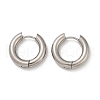 202 Stainless Steel Polishing Hoop Earrings EJEW-M106-02P-02-4