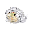 Luminous Transparent Resin Pendants RESI-D057-18-4