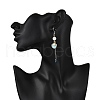 Alloy Shell Shape Dangle Earrings EJEW-TA00655-3