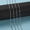 Tarnish Resistant 304 Stainless Steel Ball Chains CHS-K002-12-7