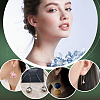 AHADERMAKER 12 Pairs 6 Styles Brass Earring Hooks KK-GA0001-61-6