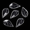 Transparent Glass Petal Beads GLAA-N001-16-1