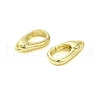 Brass Spring Gate Rings KK-B089-18G-2