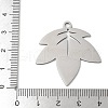 304 Stainless Steel Pendants STAS-S155-01P-08-3
