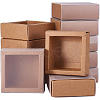 Kraft Paper Jewelry Boxes CON-WH0068-65A-1