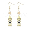 MIYUKI Delica Beads Stud Earring EJEW-MZ00412-01-2